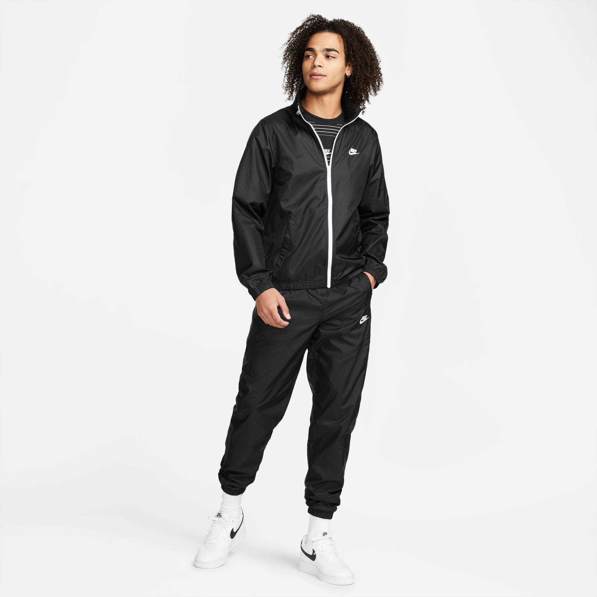 Nike season 2 woven sale tracksuit black