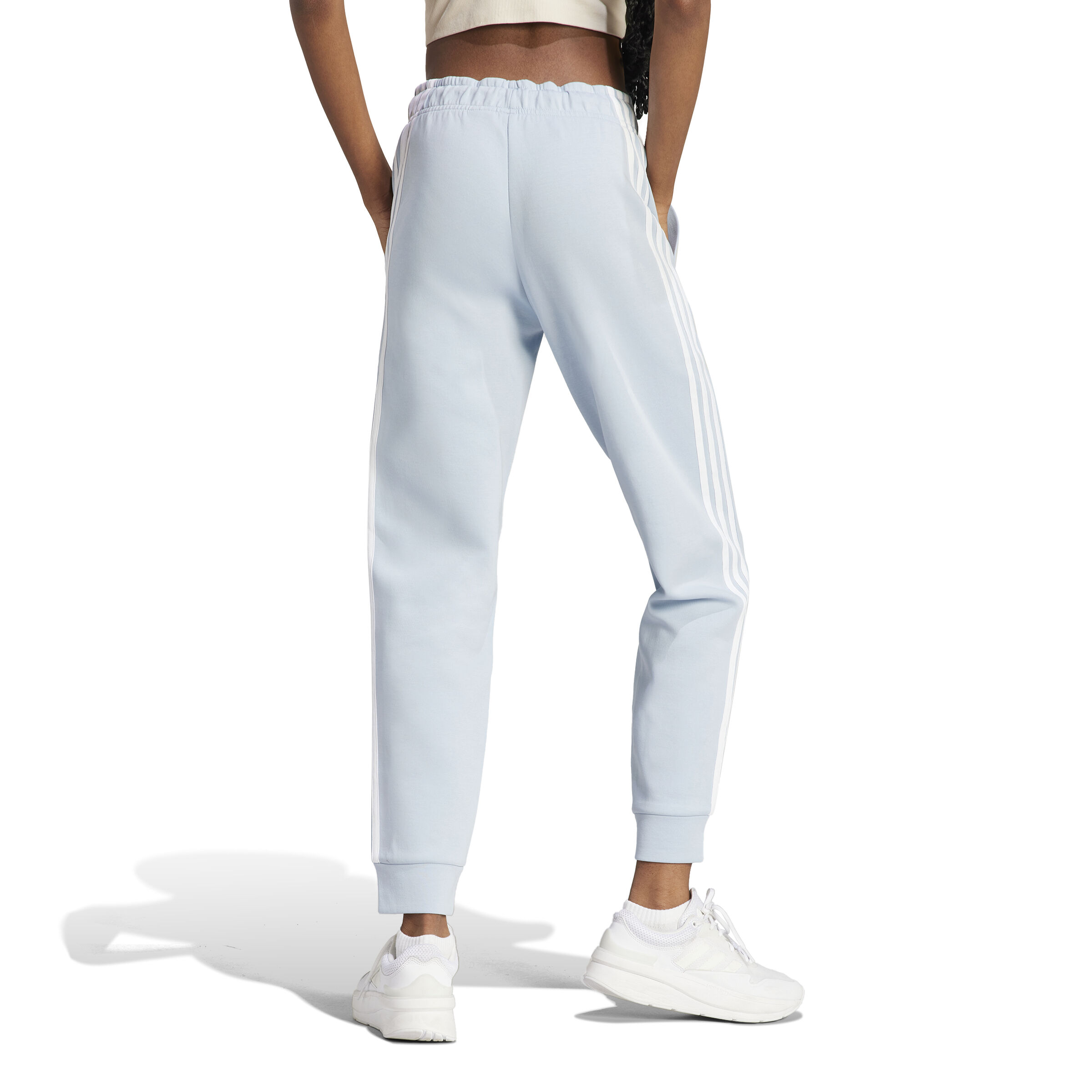 Adidas linear closed hem sweat pants ladies discount
