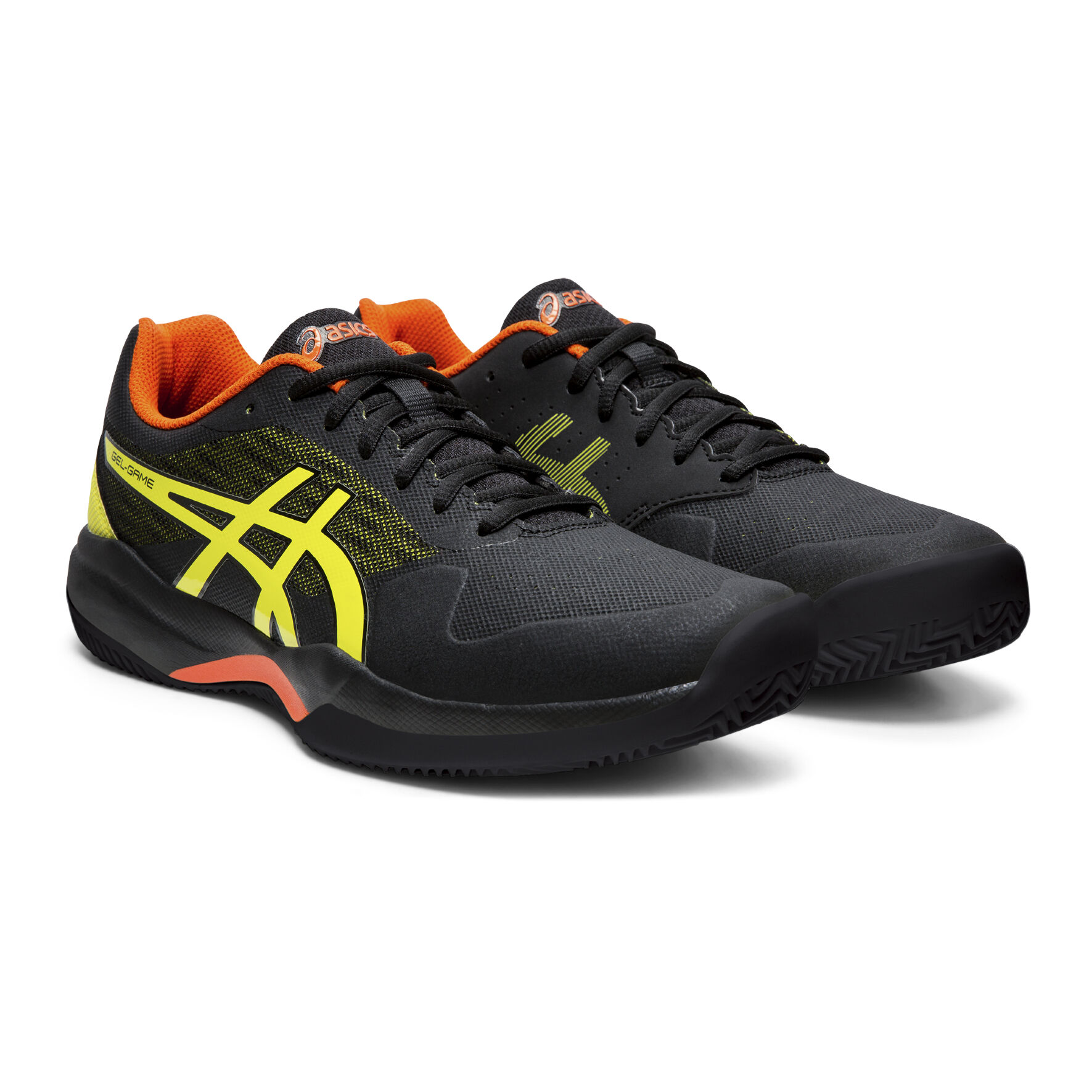 Gel Game 7 Clay Court Shoe Men Black Yellow