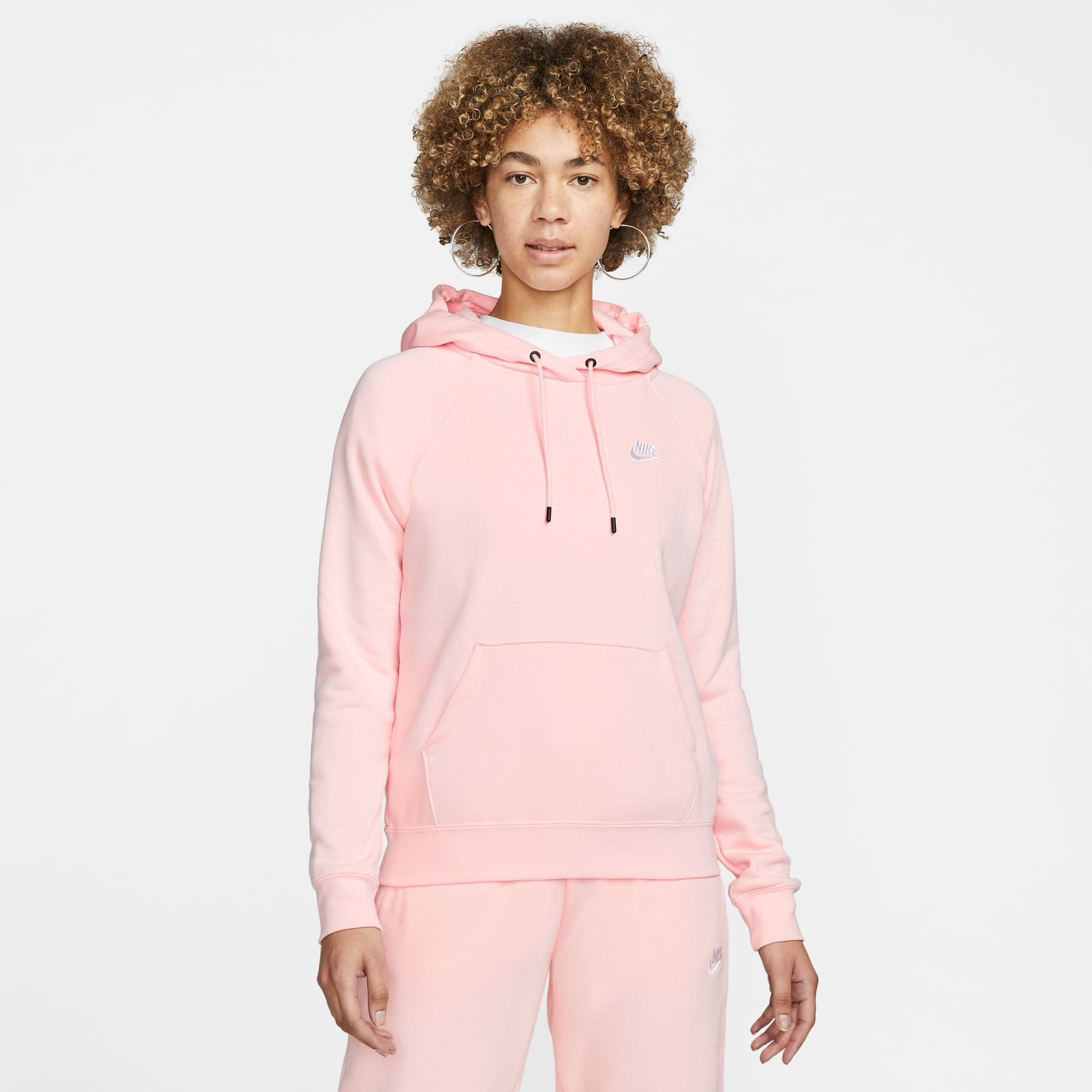 Pink nike sweatshirt 2025 womens