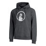 Endlessly Washed Out Loose Fit Hoody Men-Anthracite,White