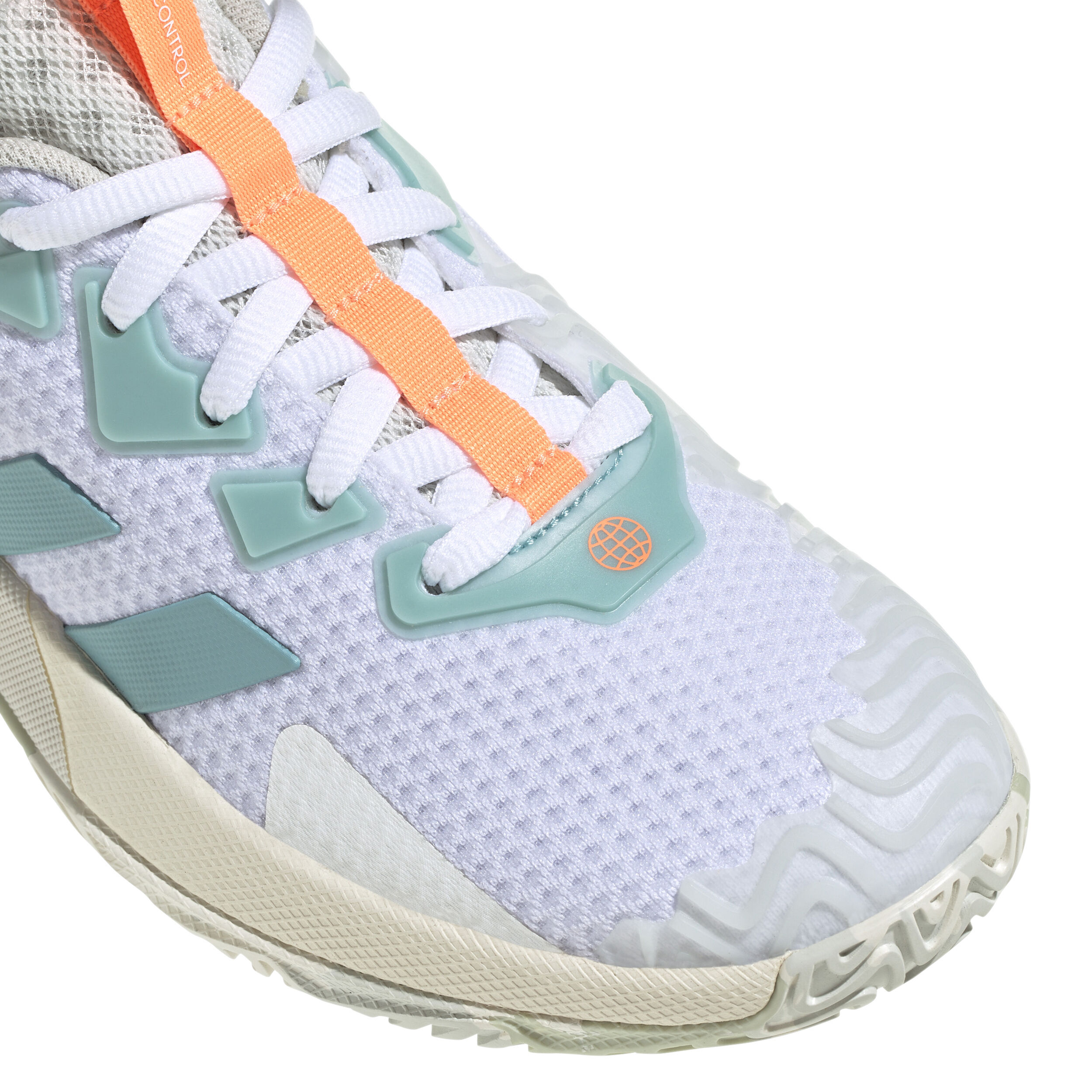 Buy adidas SoleMatch Control All Court Shoe Women White Orange