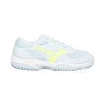 Mizuno Tennis shoes Mizuno Break Shot 5 Clay court shoe Kids - white, light blue