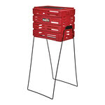 Tourna Coach equipment Tourna Ballport 80er Ball Basket-Red