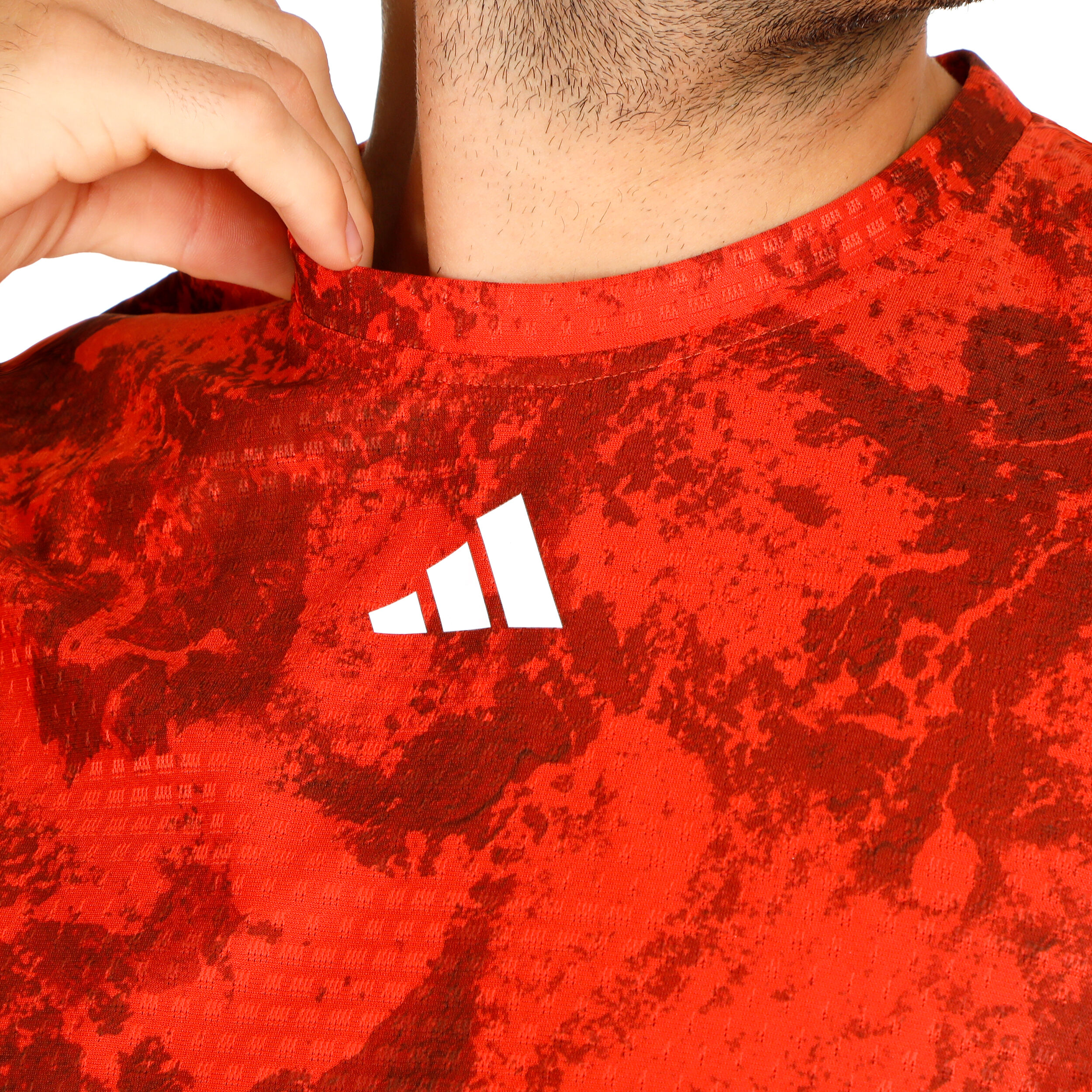 Adidas tshirt best sale orange