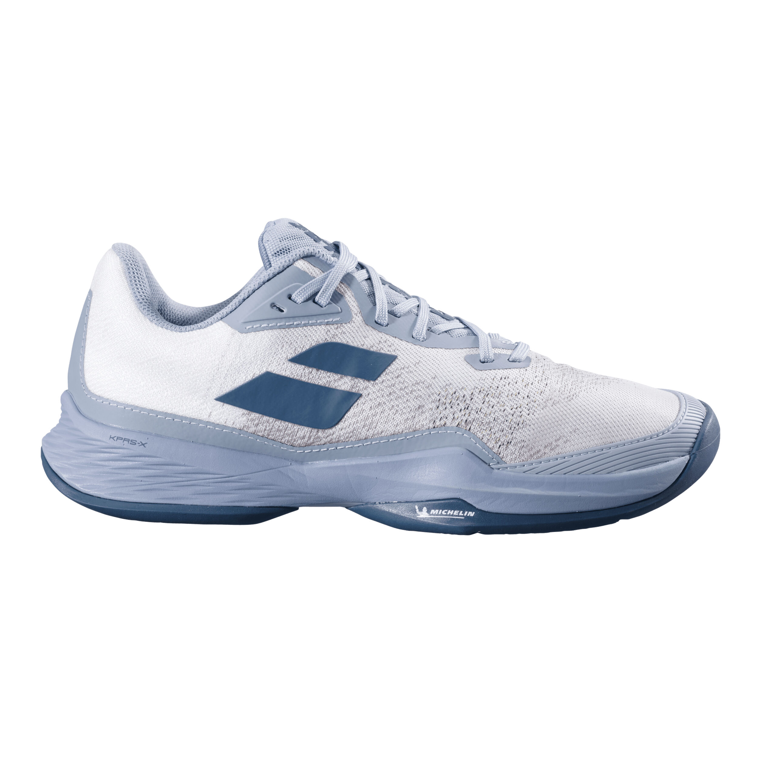 Buy Babolat Jet Mach 3 All Court Shoe Men White, Grey online