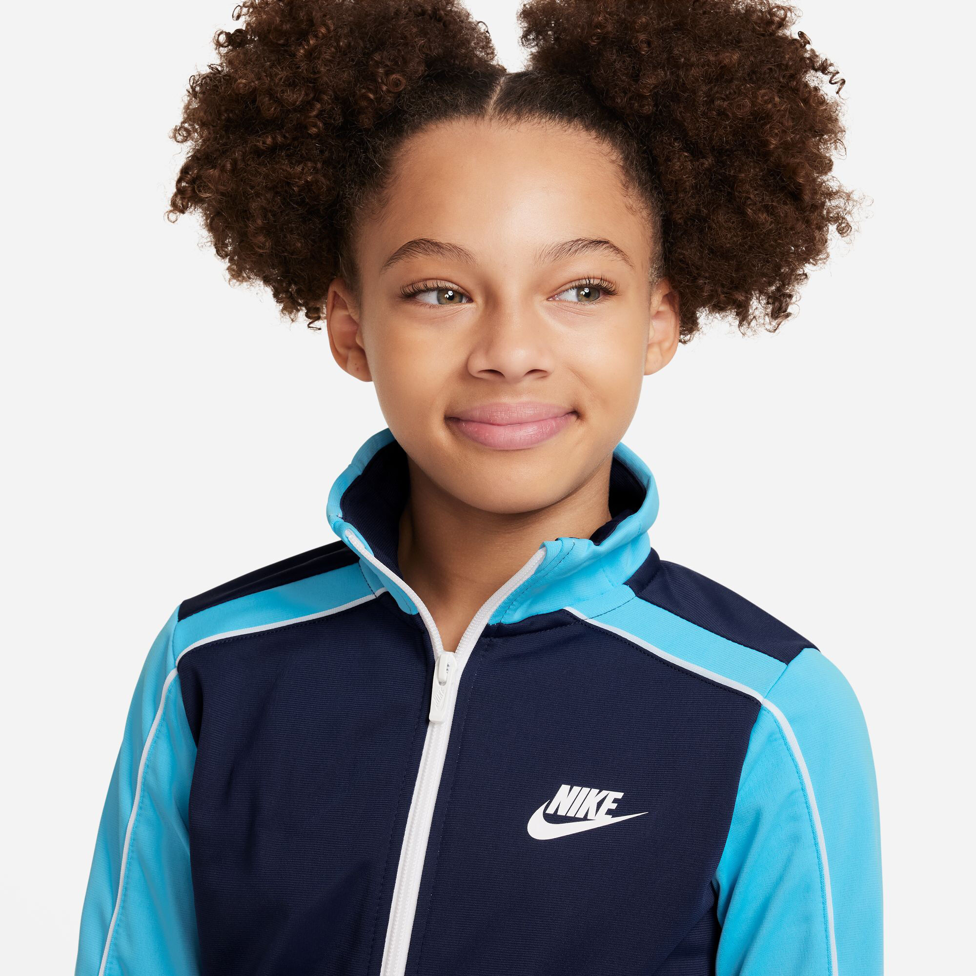 Buy Nike Sportswear Futura Tracksuit Boys Dark Blue Turquoise