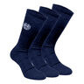 Don Carlito Crew Move Tennis Socks 3 Pack-Dark Blue,White