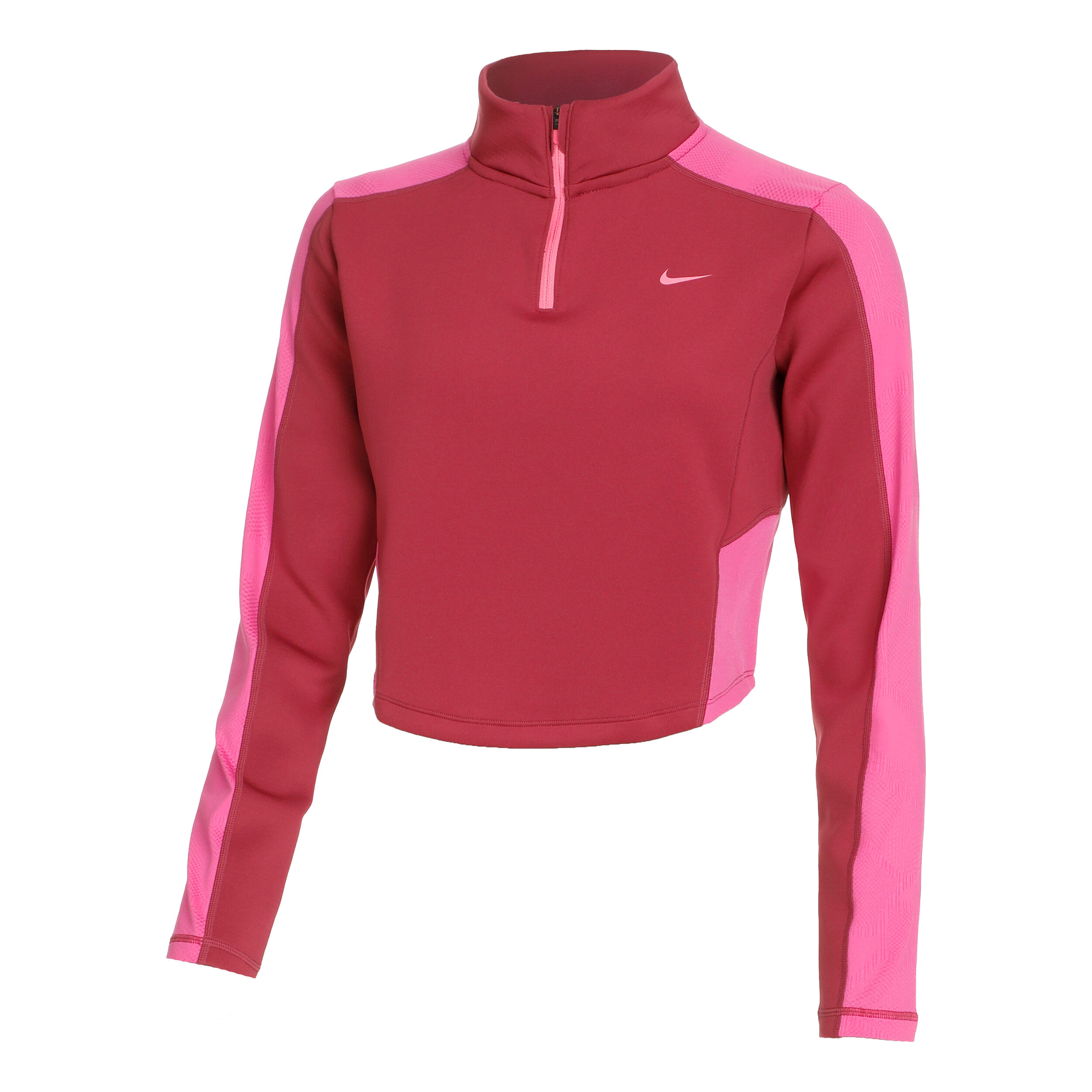 Red nike discount half zip women's