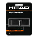 HEAD Replacement grips HEAD Dual Absorbing 1 Pack-Black
