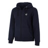 Essential Zip Zip Hoodie Women-dark blue