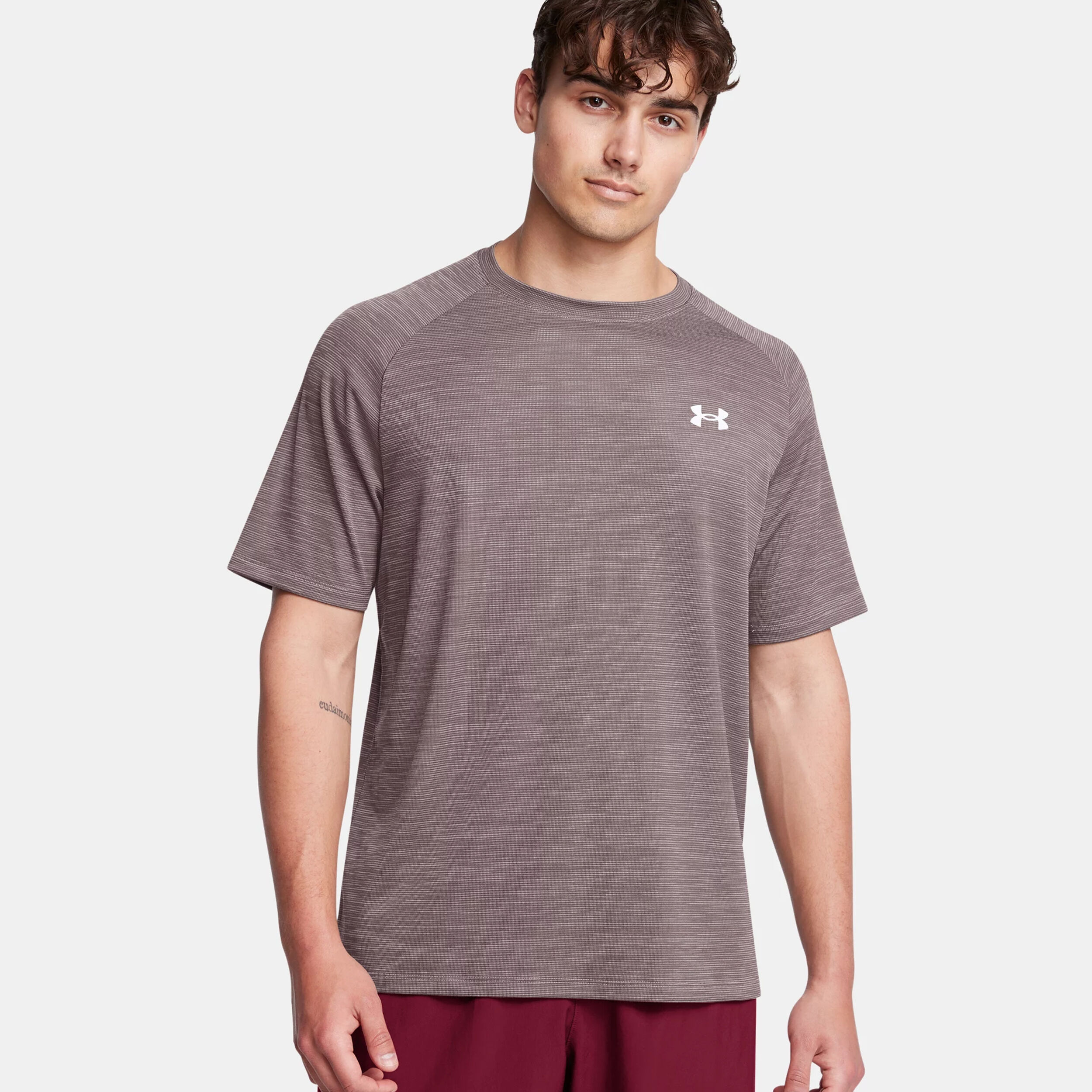 Buy Under Armour Tech Textured T-Shirt Men Grey online