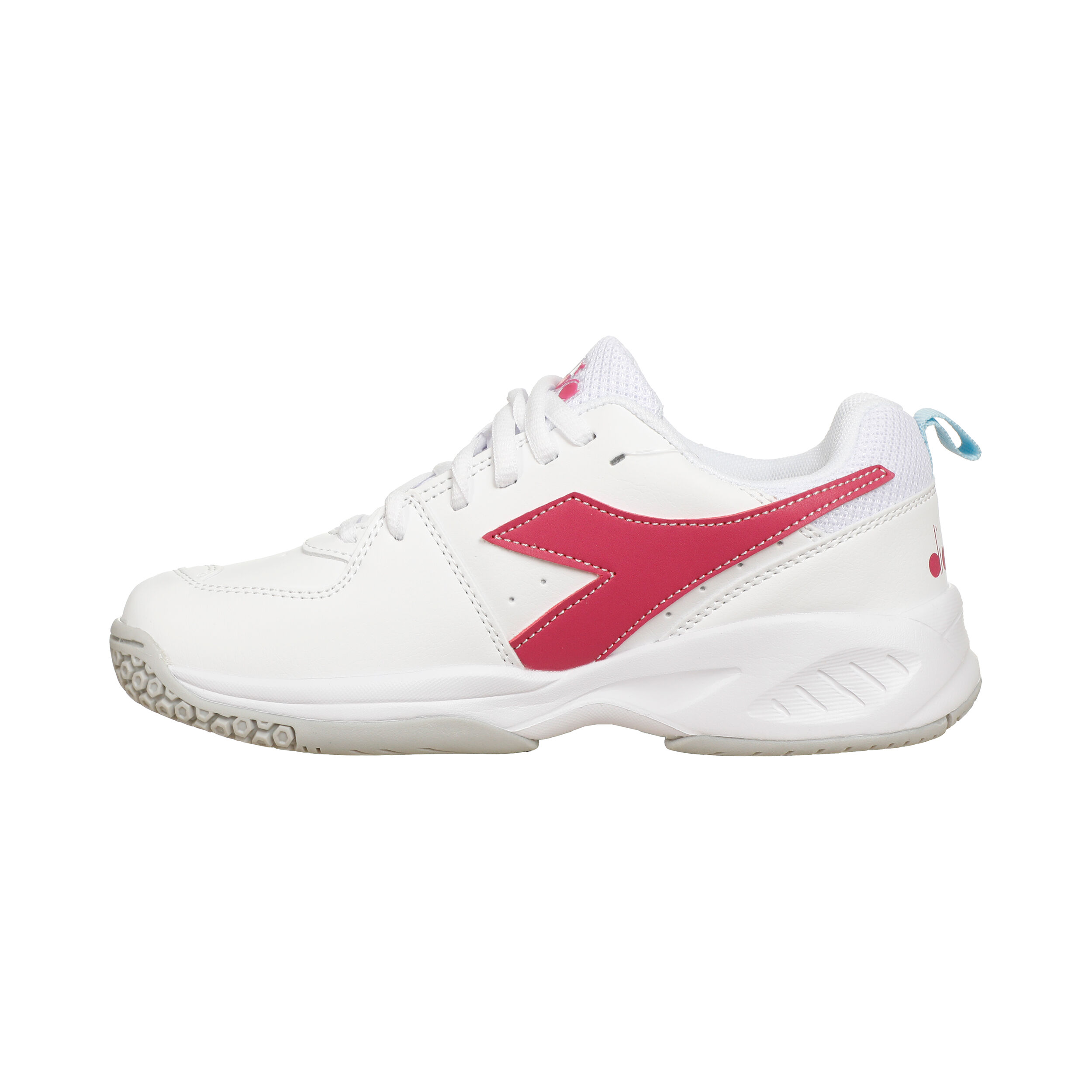 Buy Diadora S. Challenge 5 SL AC All Court Shoe Kids White Pink