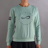 Inner Tech Sweatshirt Women-Green,Dark Blue
