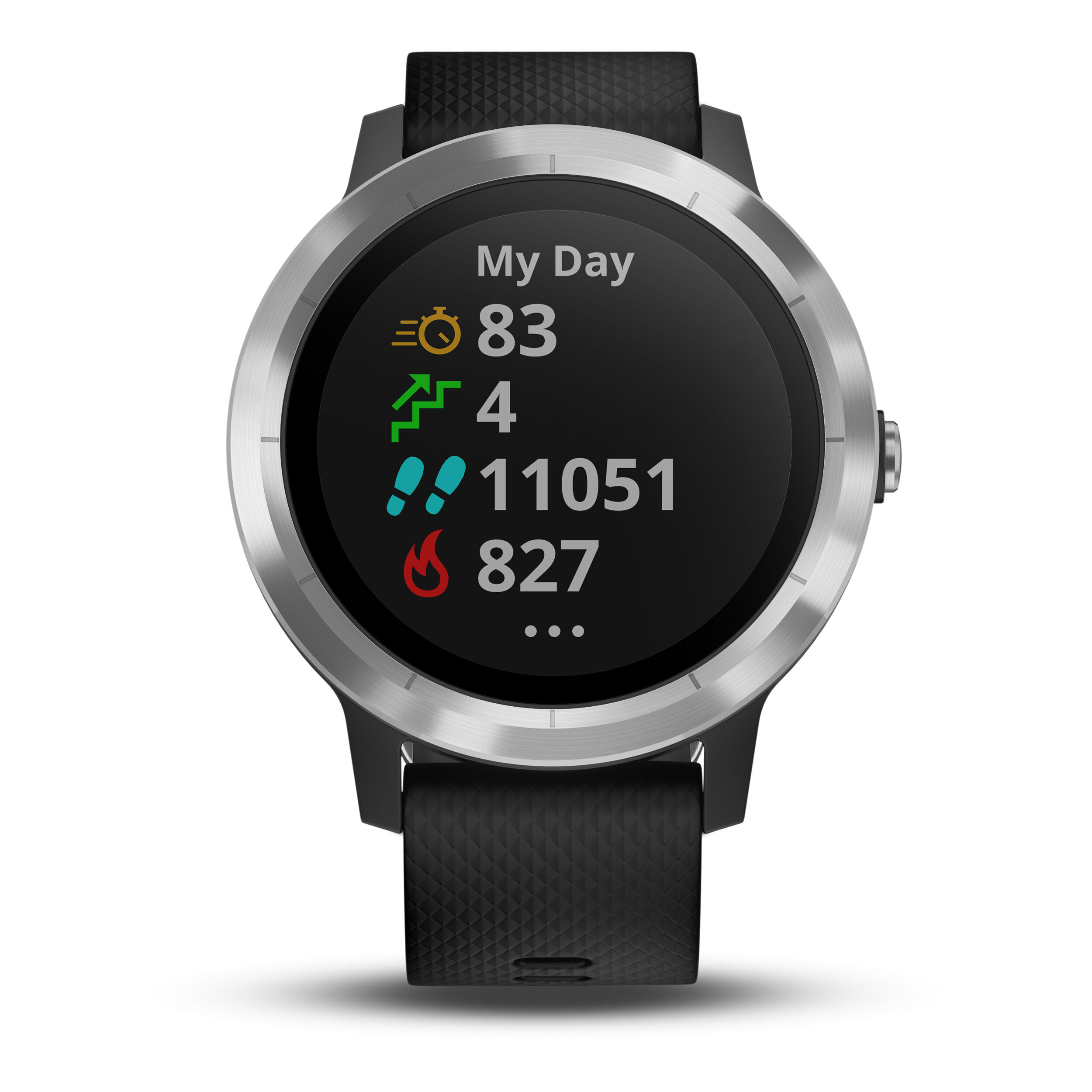 Vivoactive 3 black silver top