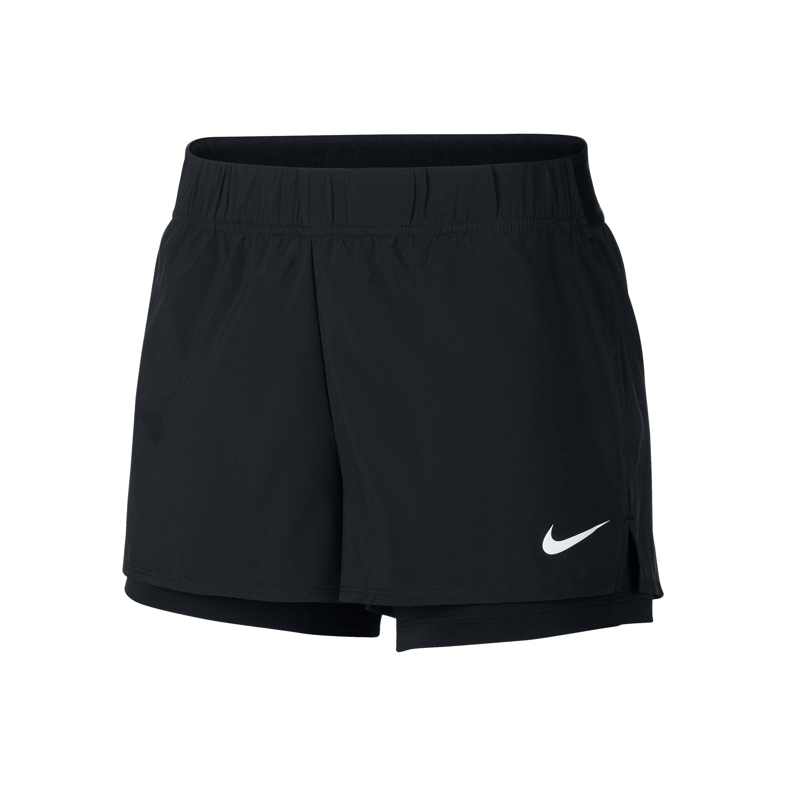 Buy Nike Court Nike Flex Shorts Women Black White online Tennis Point COM