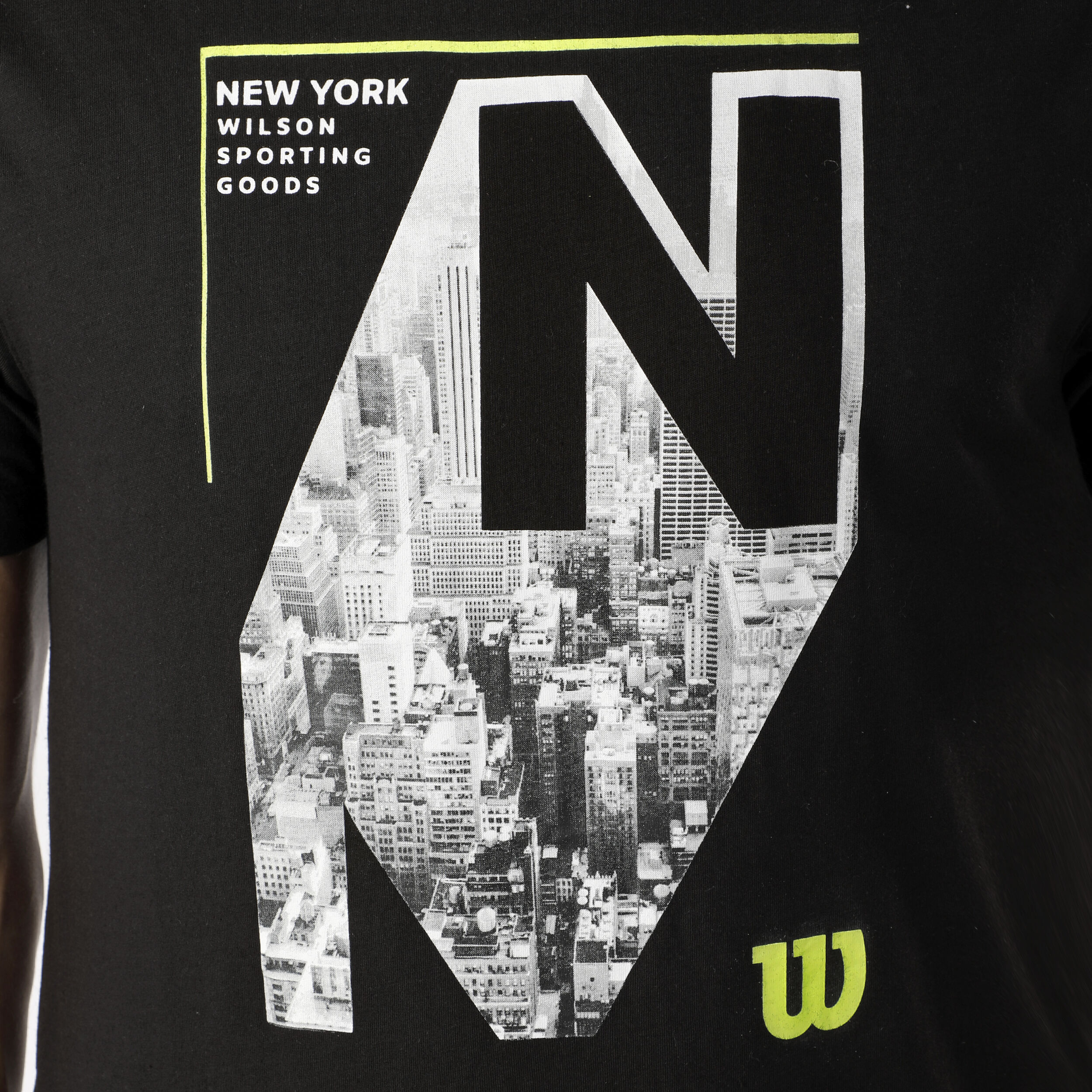 Wilson Mサイズ チャコール×ブラック Tシャツ WB6081604M WM00009411MGC_7_EASY_STREET_TE