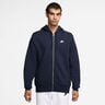 Club Bb Full-Zip Zip Hoodie Men - dark blue, 