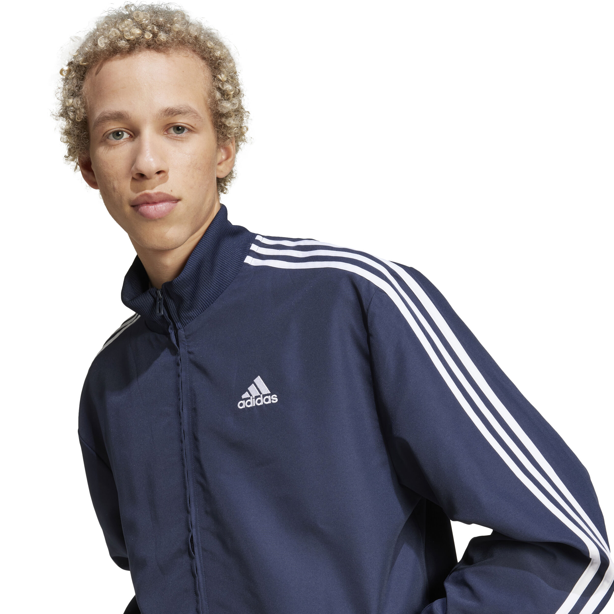 Buy adidas 3Stripes Woven Tracksuit Men Dark Blue, White