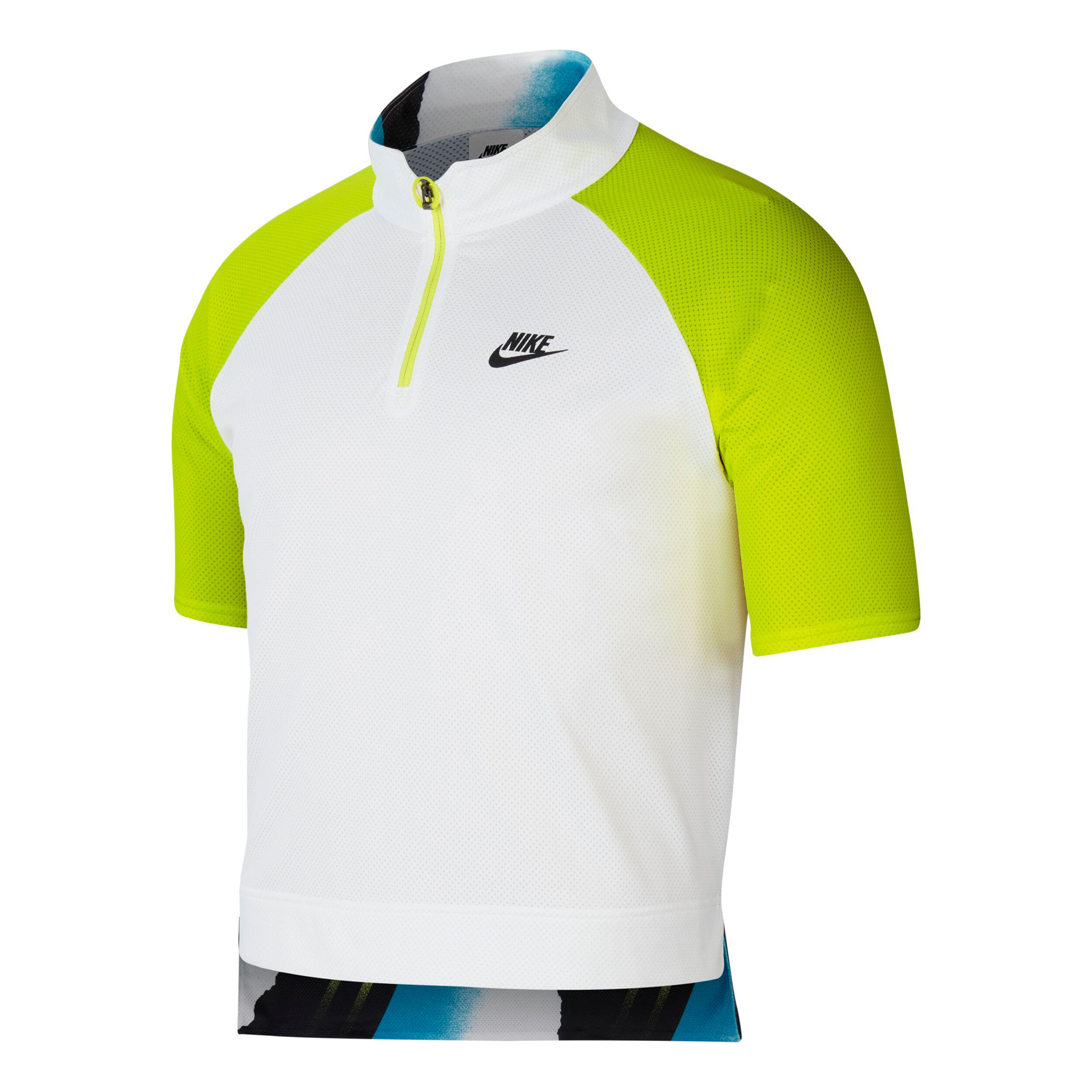 Nike zip polo sale