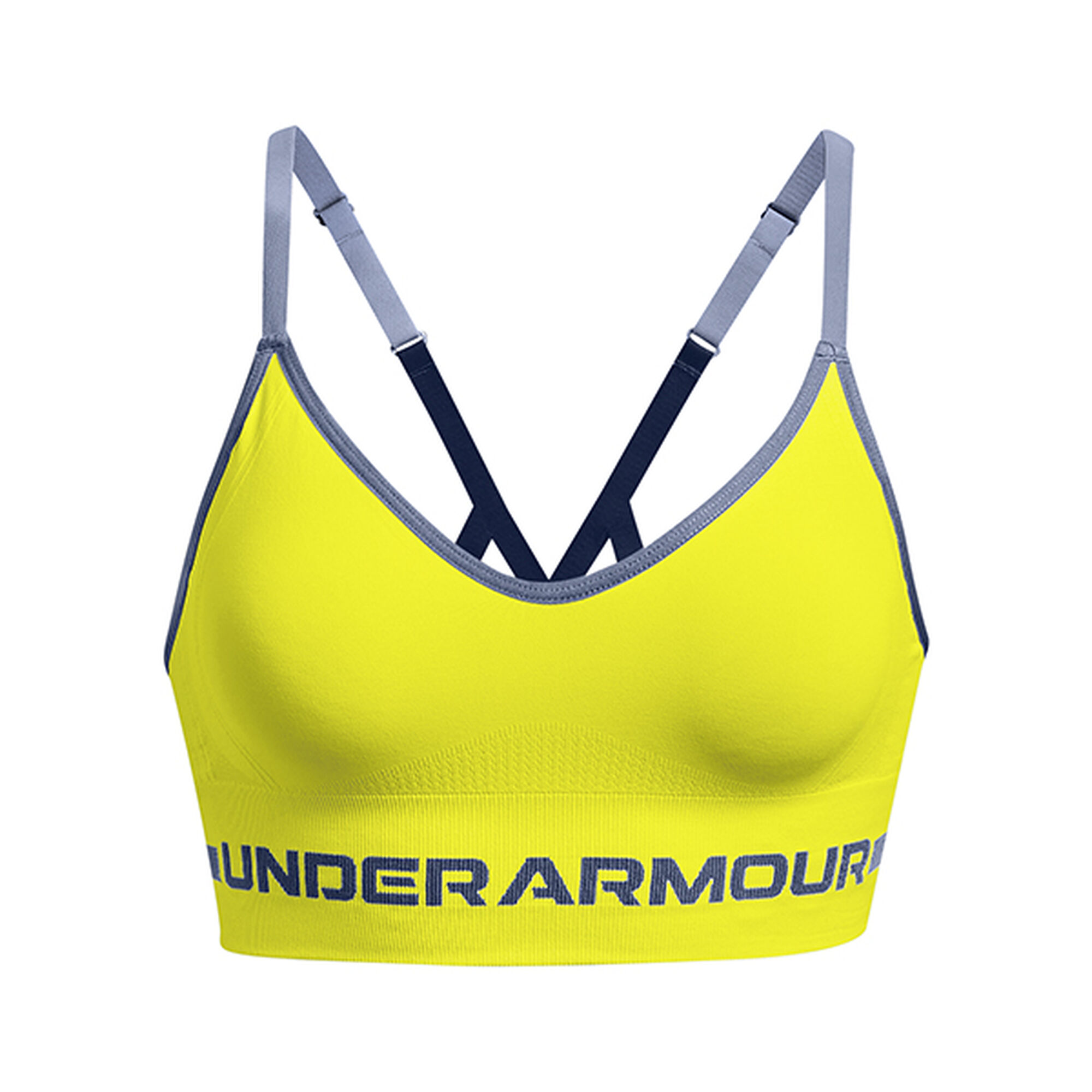 Under Armour Women's Crossback Low Sports Bra, (025) Castlerock