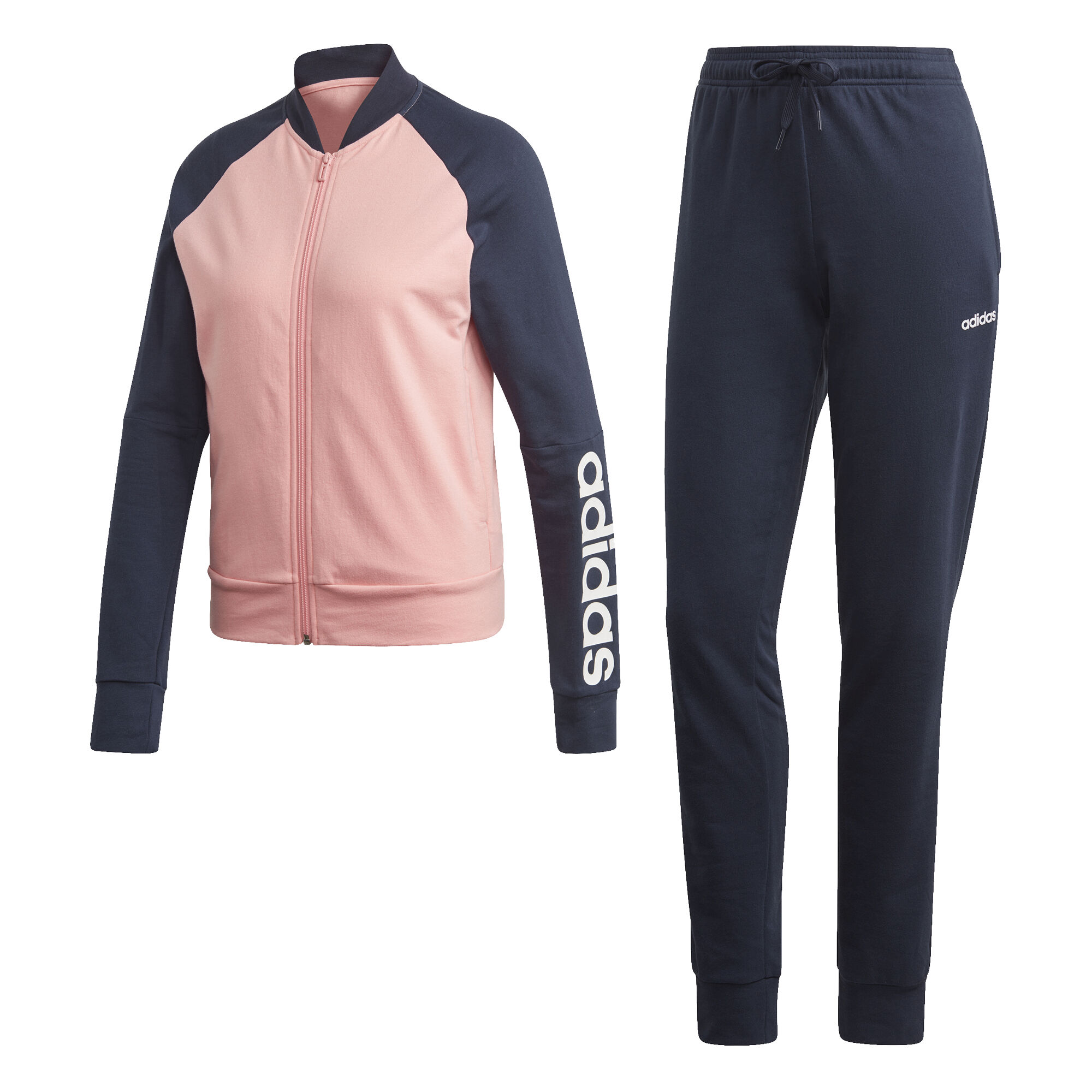Buy adidas New Cotton Marker Tracksuit Women Pink Dark Blue