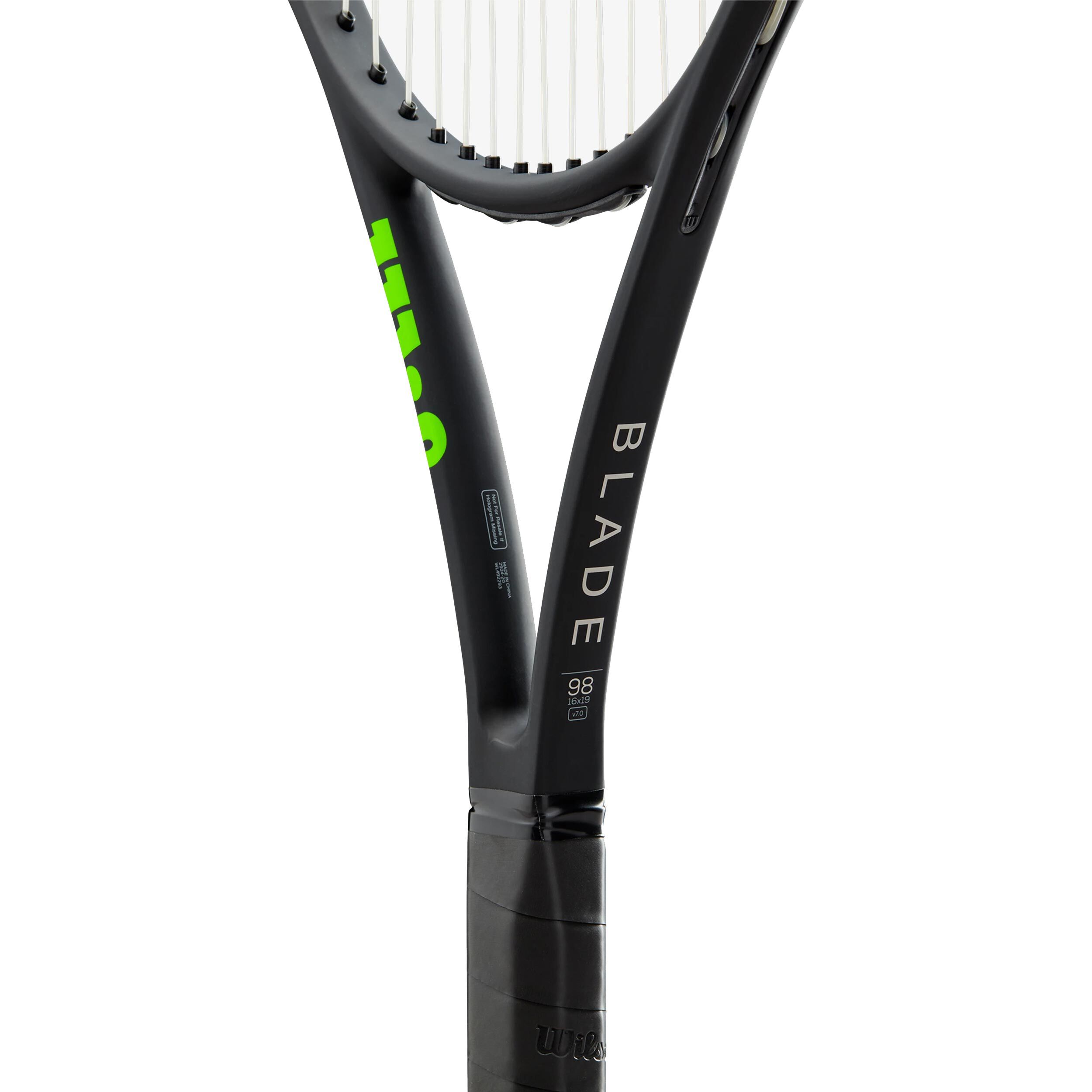 Wilson Blade 98 (16x19) v7 Tennis Racket [Frame Only] - Tennisnuts.com