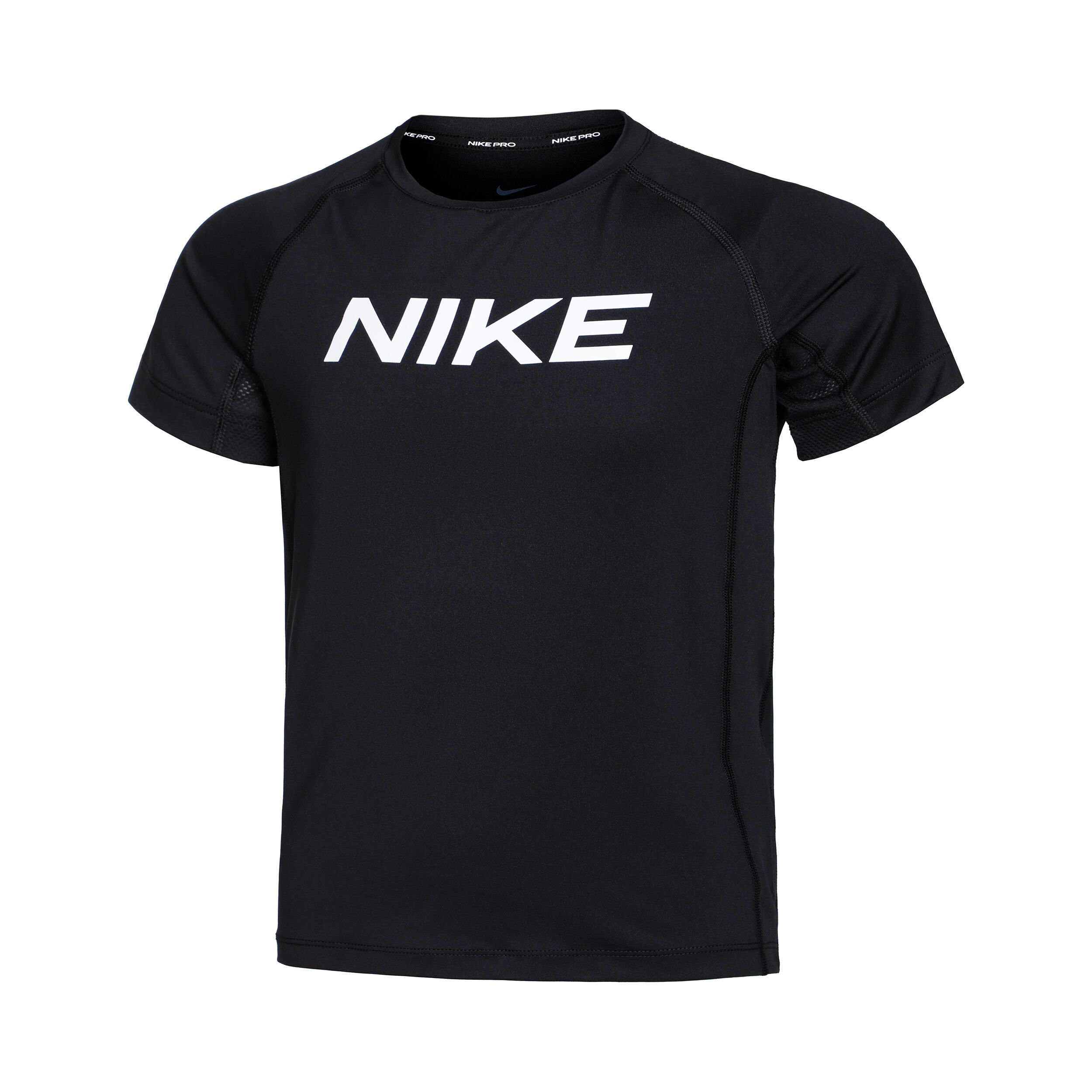 Dri Fit Pro T Shirt Boys Black White