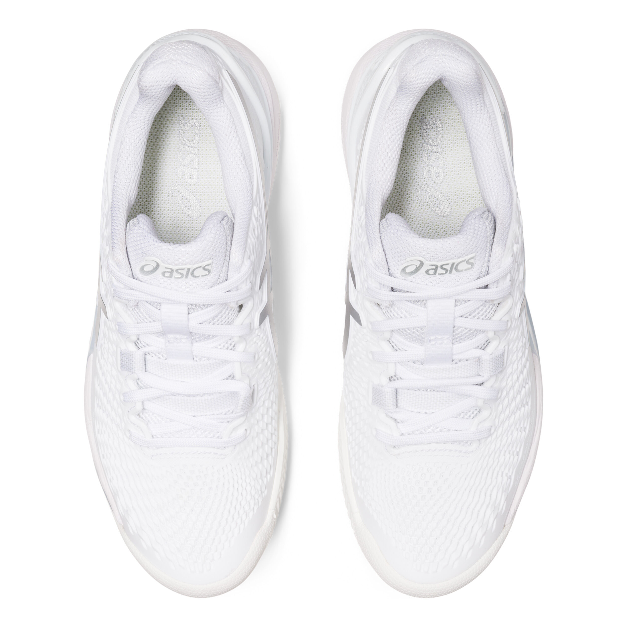 White hotsell asics runners