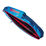 JUNIOR RACKETBAG Blue/Orange