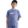 Dri-Fit Multi T-Shirt Kids-Blue Grey