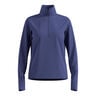 Essential Thermal Midlayer 1/2 Zip Running Shirt Women-Blue