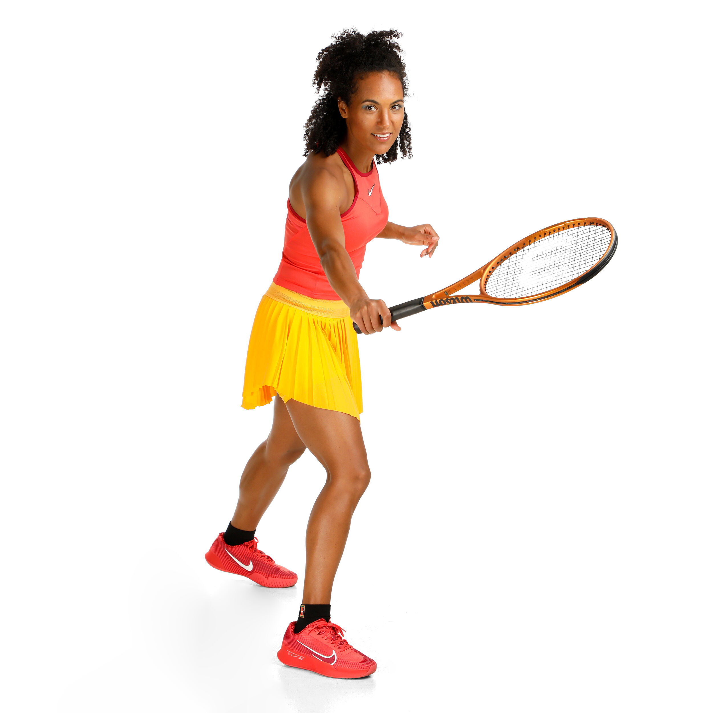 Dri-Fit Court Slam Skirt Women - Yellow