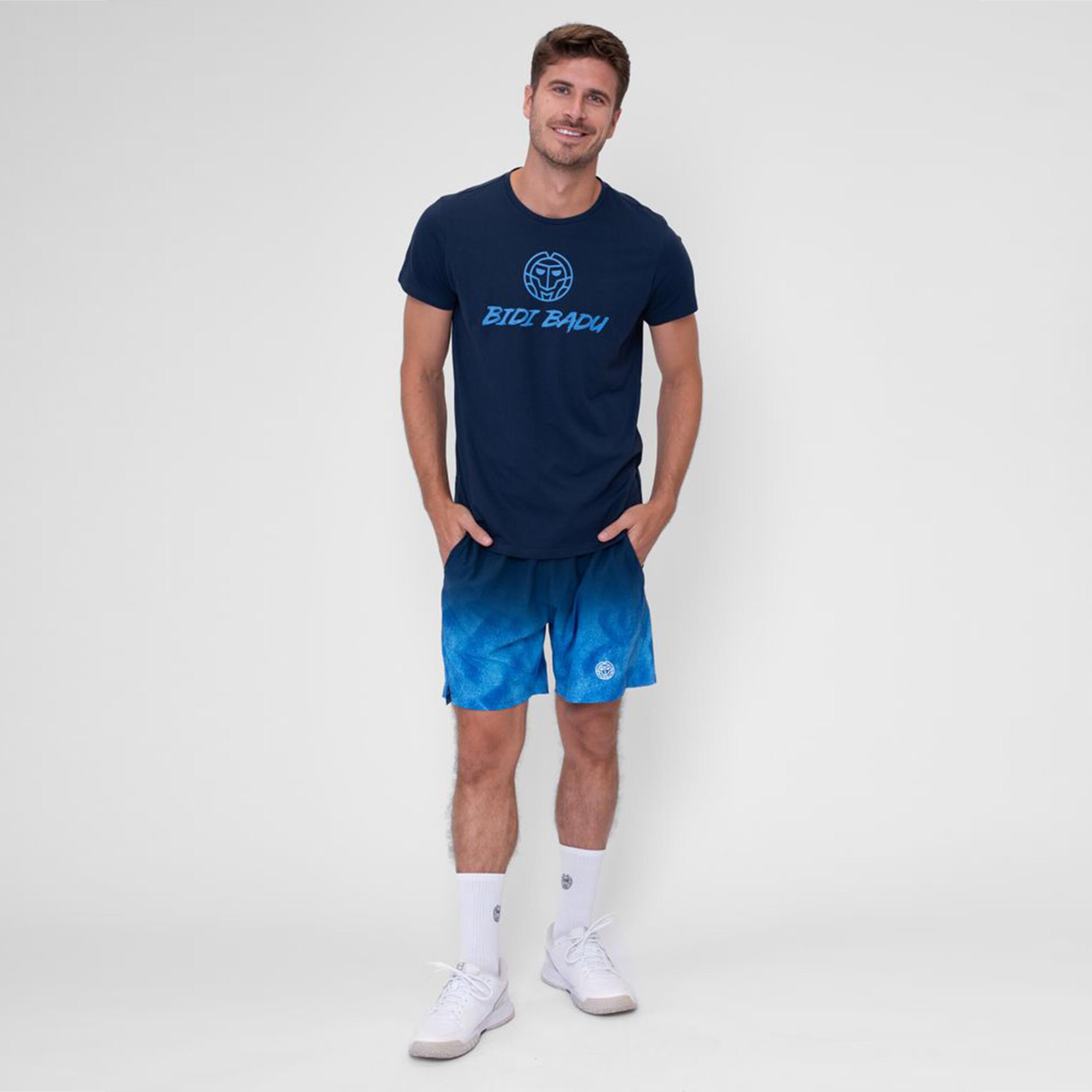 Buy BIDI BADU Beach Spirit Logo Chill T-Shirt Men Dark Blue