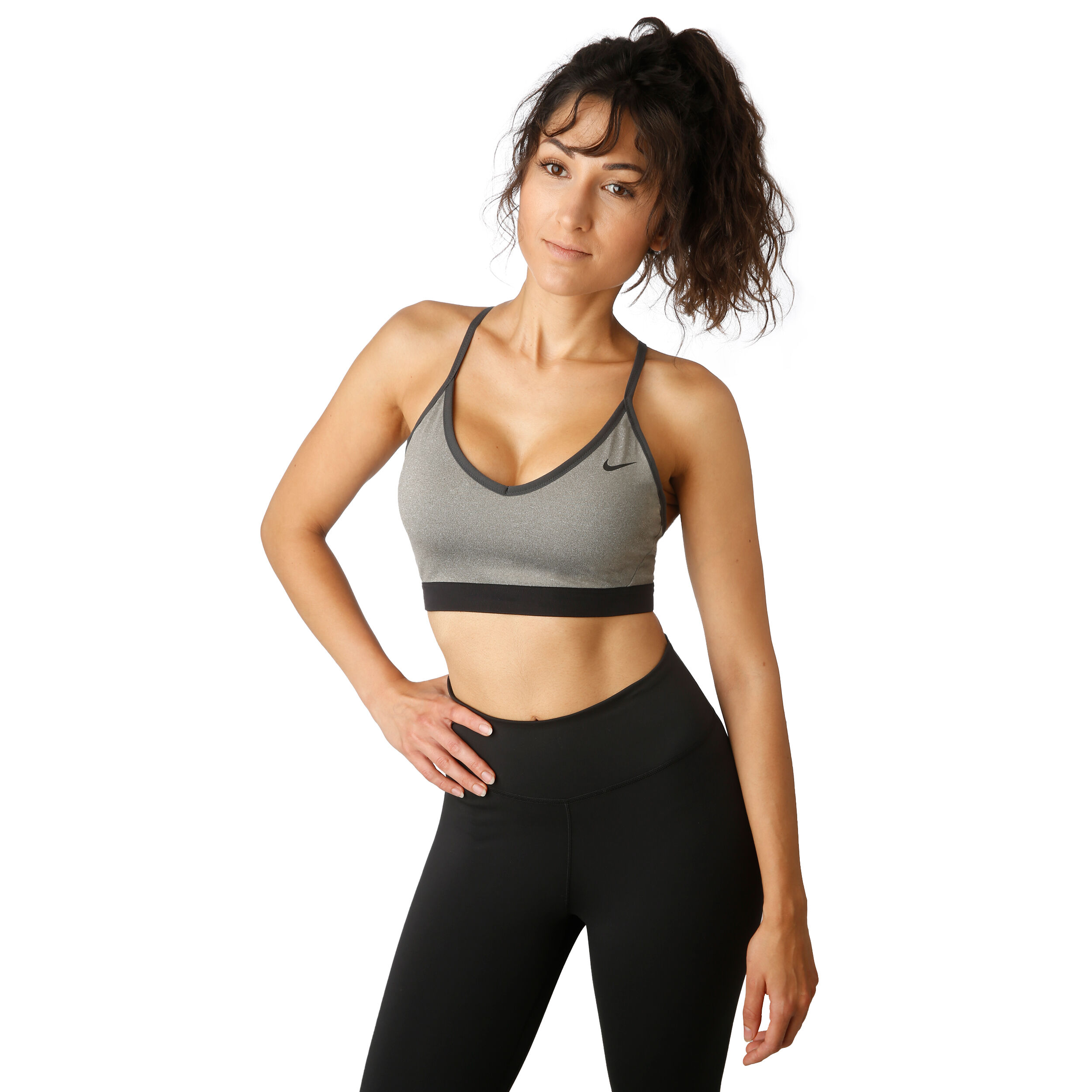 Nike indy sports bra grey shop