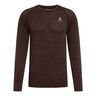 Essential Seamless Long Sleeve Men-Brown
