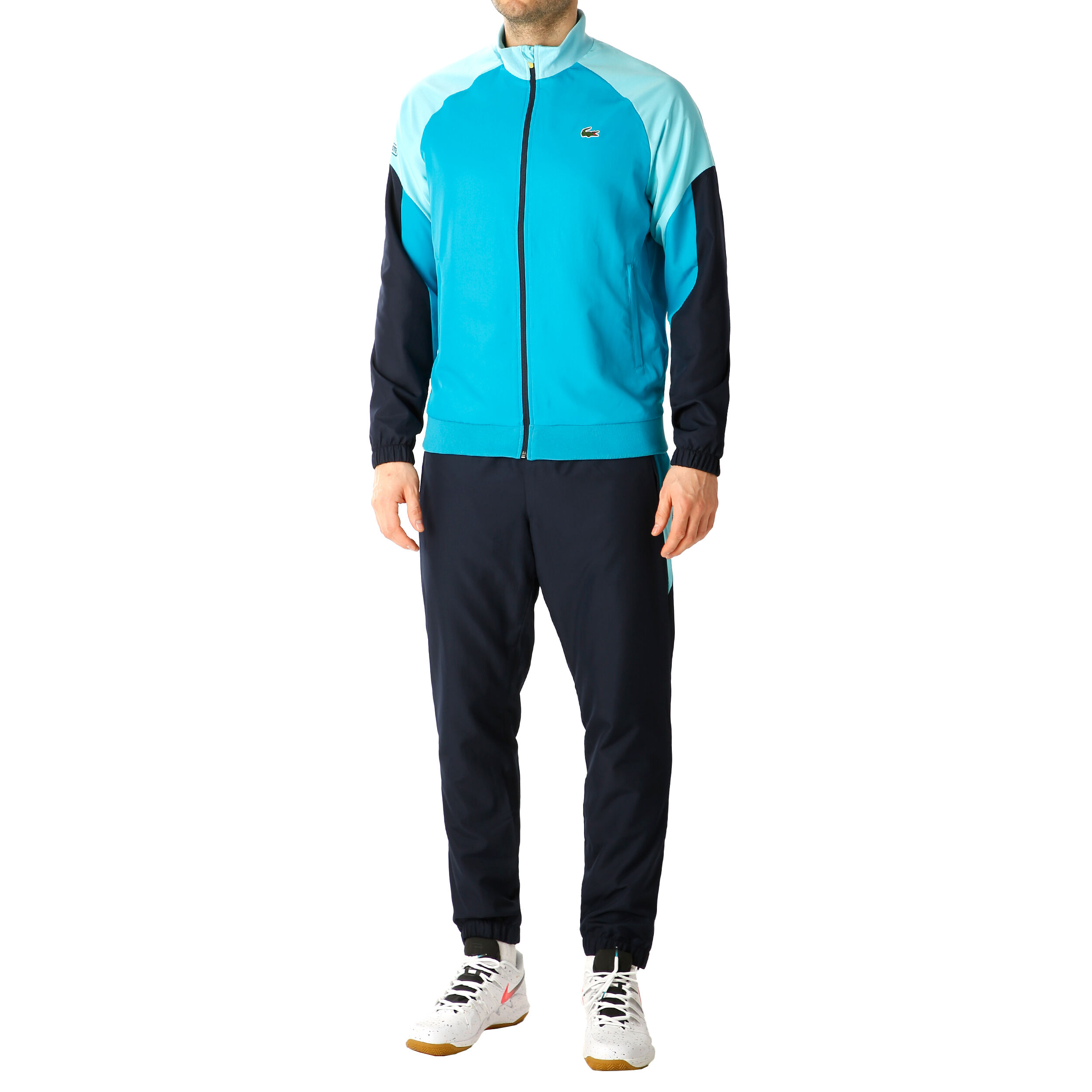 Tracksuit Men Black Turquoise
