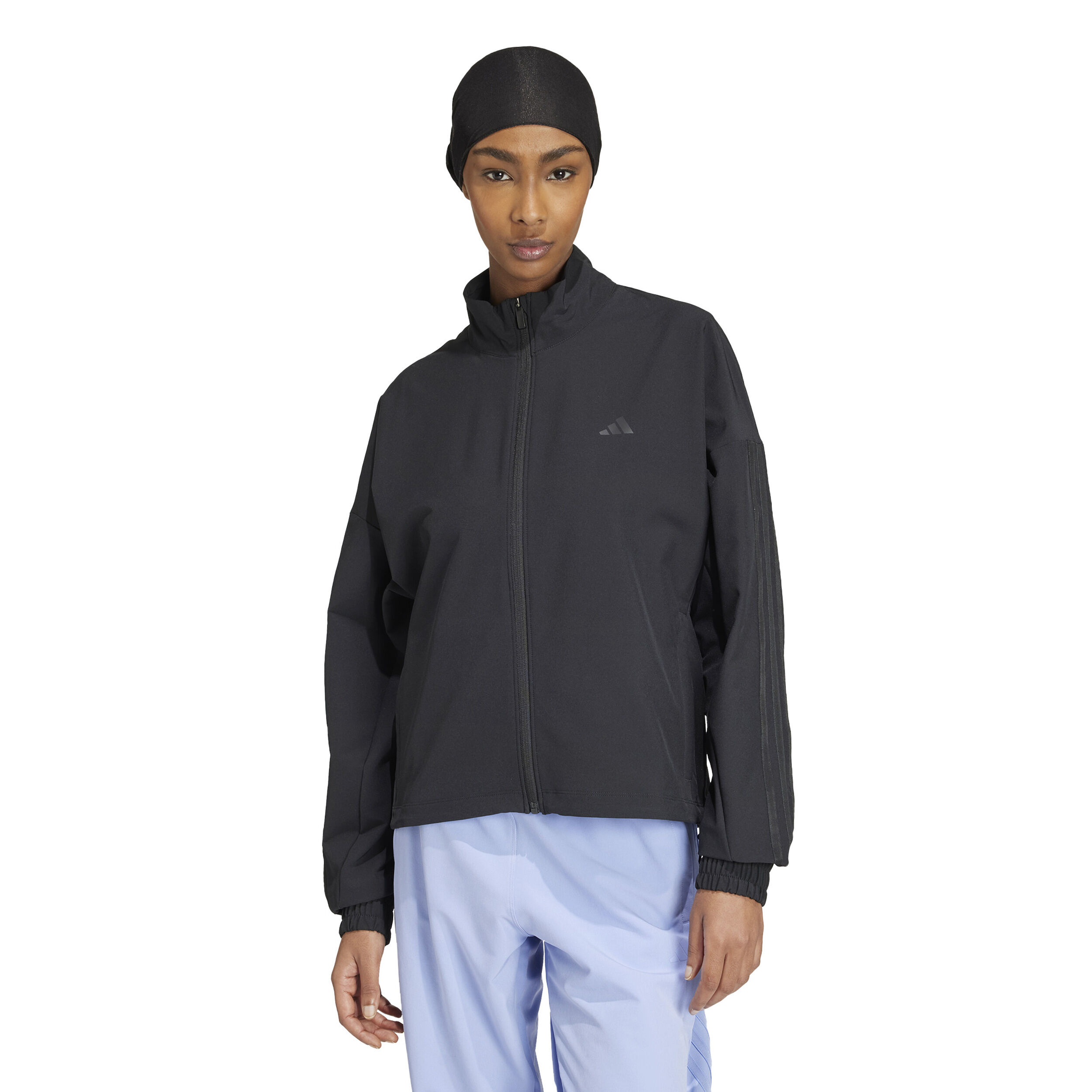 adidas Pacer Training Jacket Women Black | Tennis-Point
