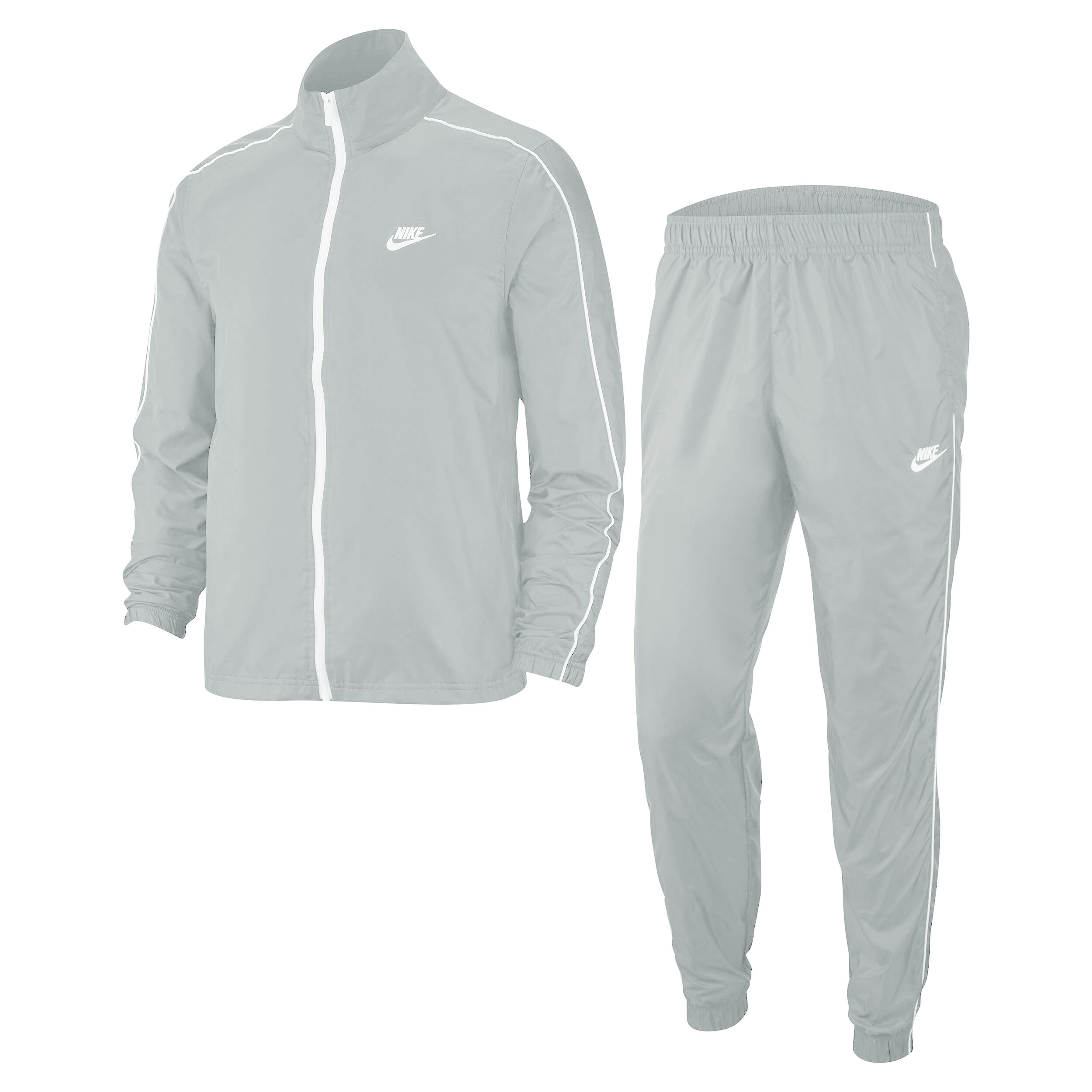 Grey nike deals woven tracksuit