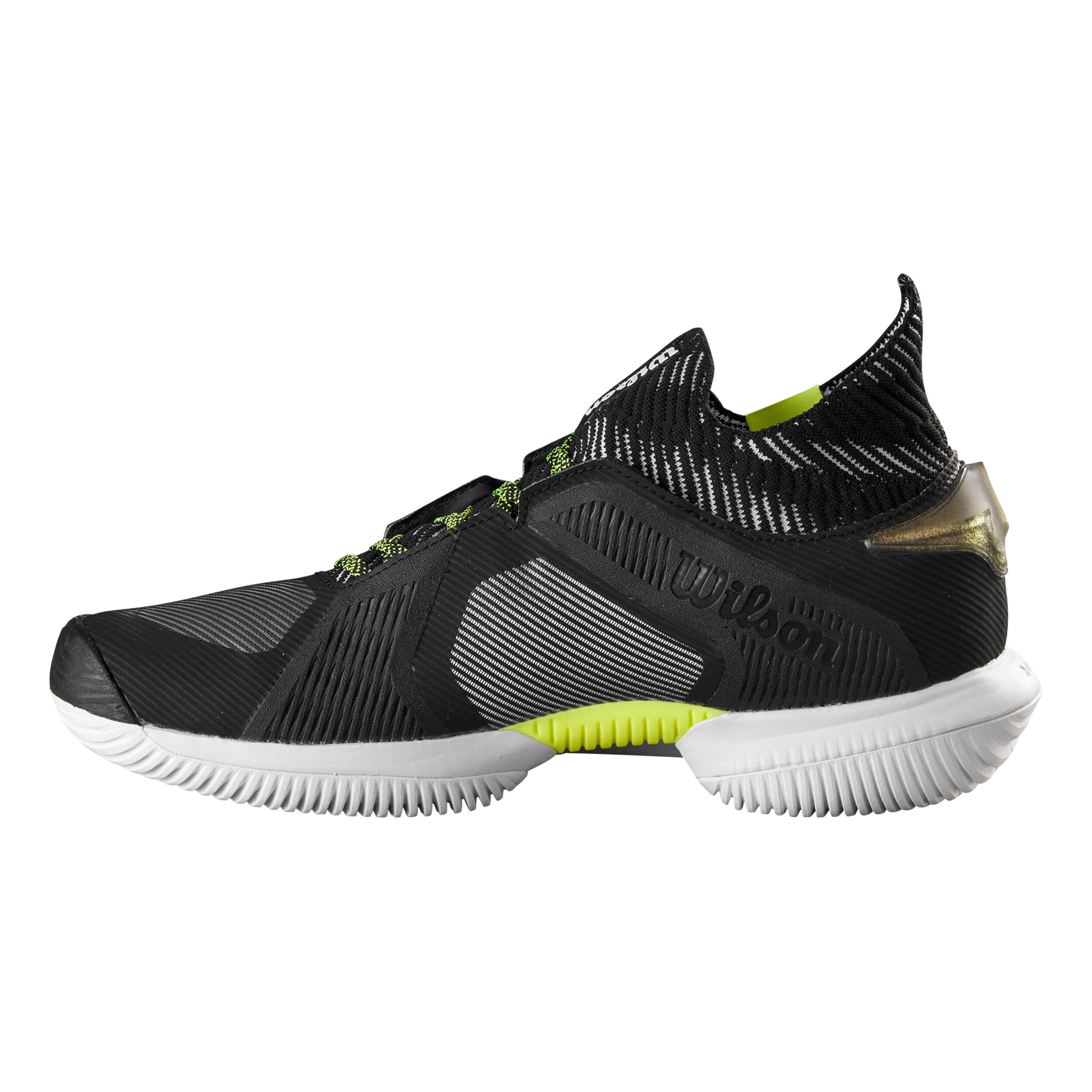 Kaos Rapide SFT All Court Shoe Men Black Neon Yellow