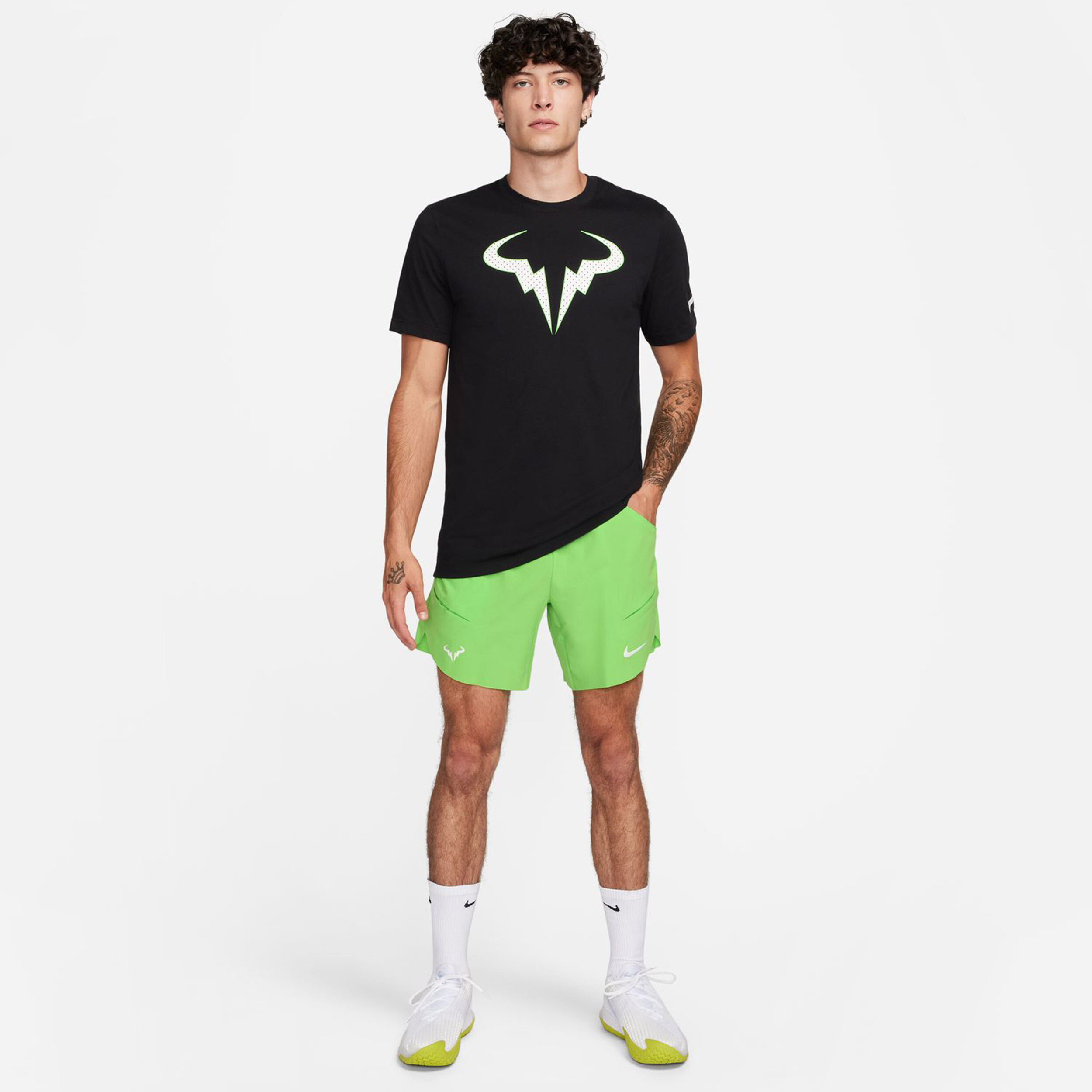 Green nike dri fit shorts online