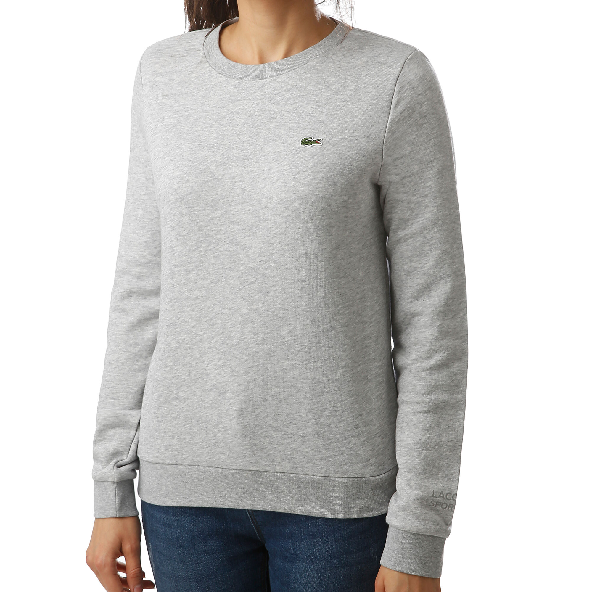 buy Lacoste Sweatshirt Women - Lightgrey, online | Tennis-Point