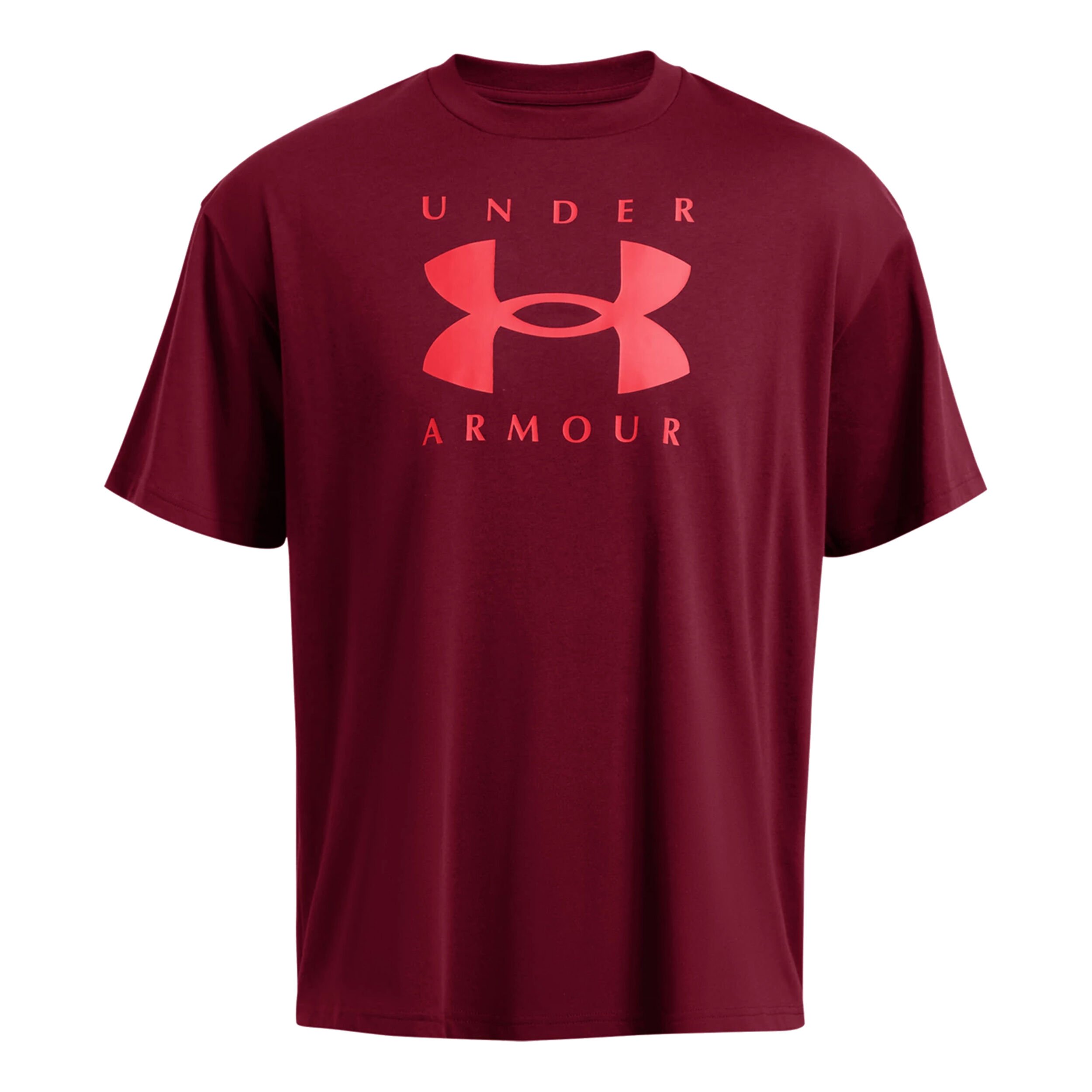 Graphics T Shirt Men Wine Red