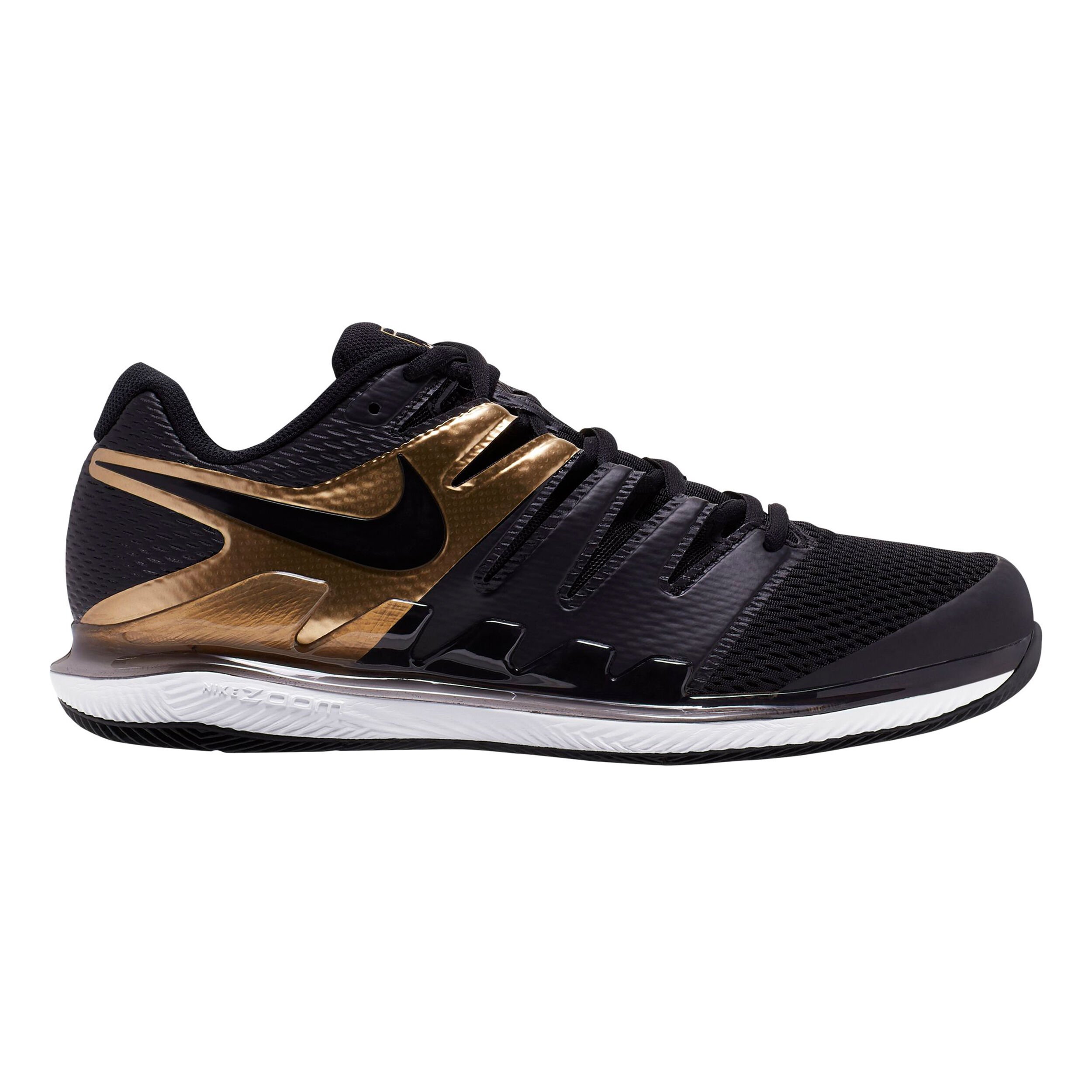Buy Nike Air Zoom Vapor X All Court Shoe Men Black Gold online Tennis Point COM
