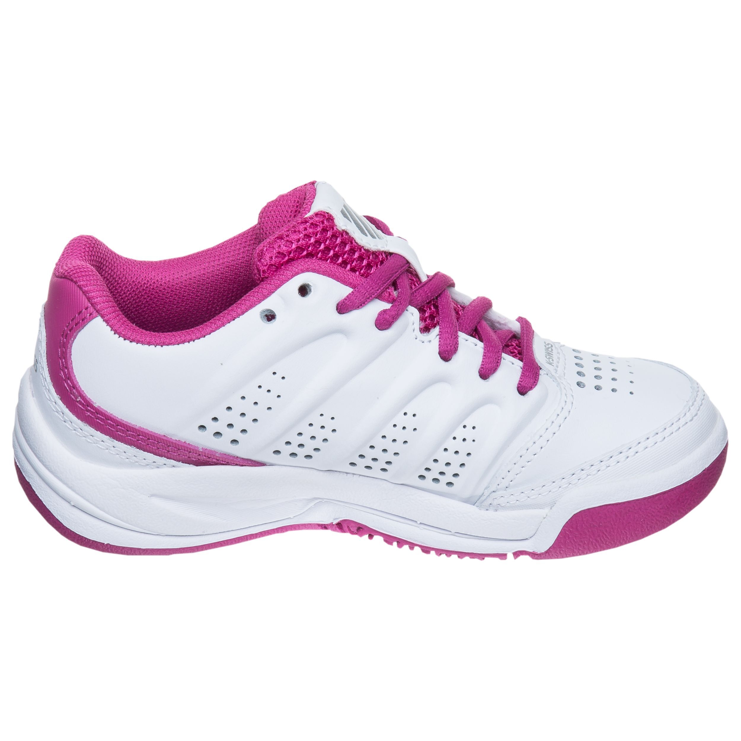 Buy K Swiss Ultrascendor Omni All Court Shoe Kids White Pink online Tennis Point COM