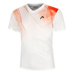 HEAD Clothing HEAD Topspin T-Shirt Men-White,Red