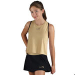 Endless Clothing Endless Court Tank Top Women-Gold