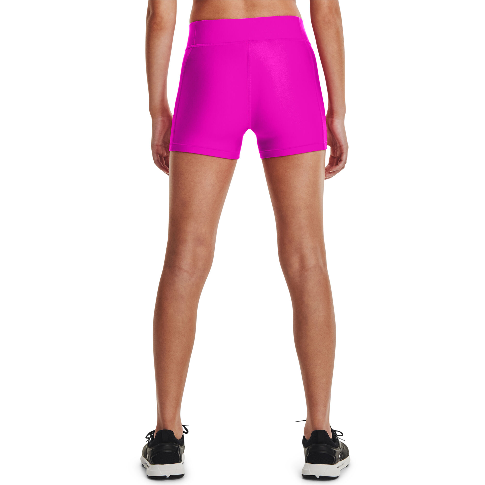 Heatgear Mid Rise Ball Shorts Women - Pink, White
