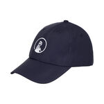 Quiet Please Tennis apparel Quiet Please Court Cap-Dark Blue,White