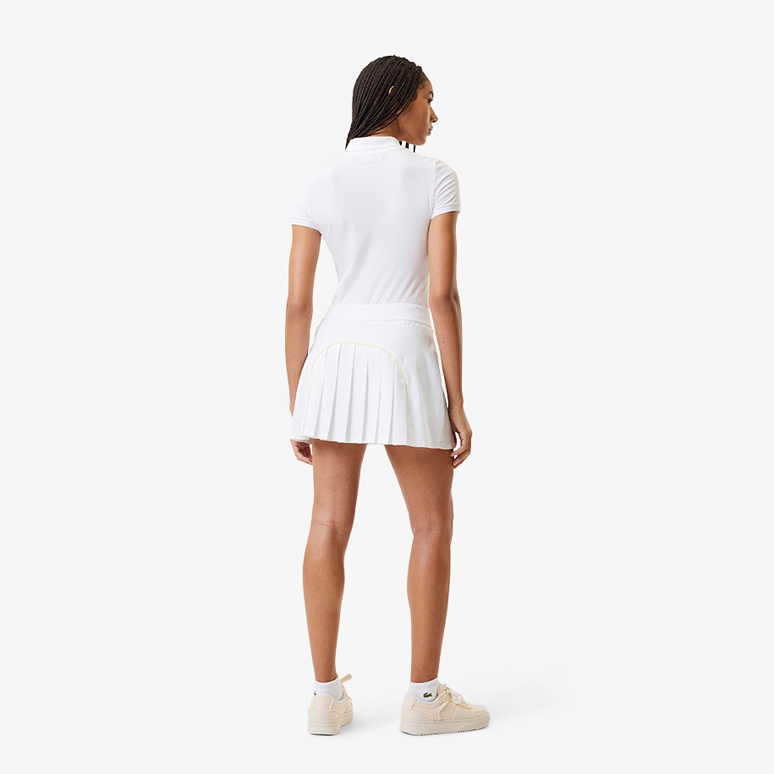 Lacoste white outlet tennis skirt
